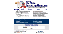 Desktop Screenshot of kevinwmcclain.com